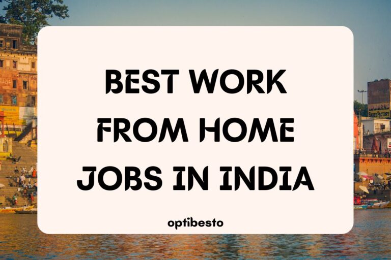 best work from home jobs in india