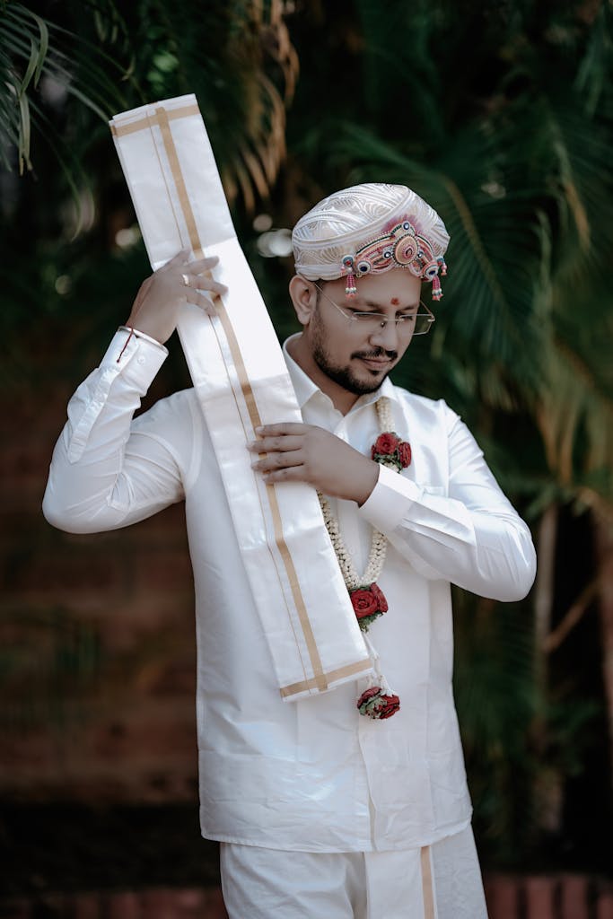 Groom in Traditional Clothing