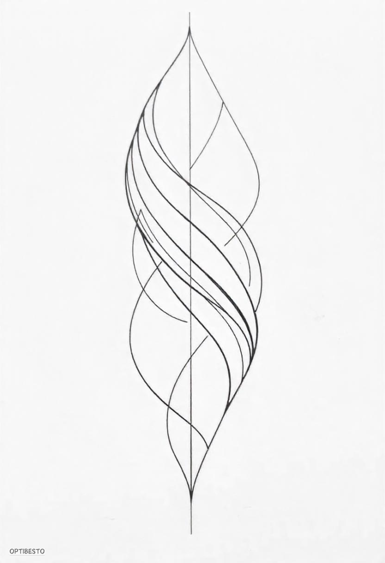 Small Line Design 40 Minimalist Line Tattoos - OptiBesto